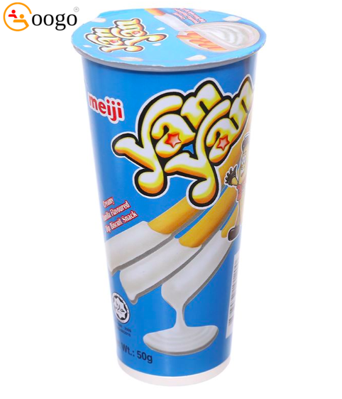 Meiji Yan Yan Vanilla flavoured Dip biscuit snack, 50 g